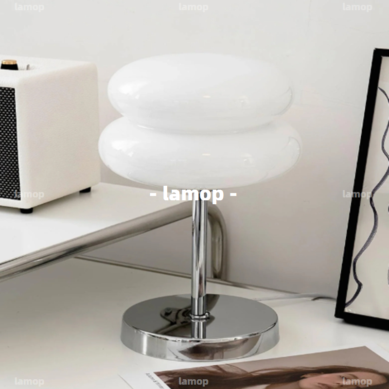 Lighting Decor In Room - Lampada da Tavolo Bauhaus Cream-Globe, Stile