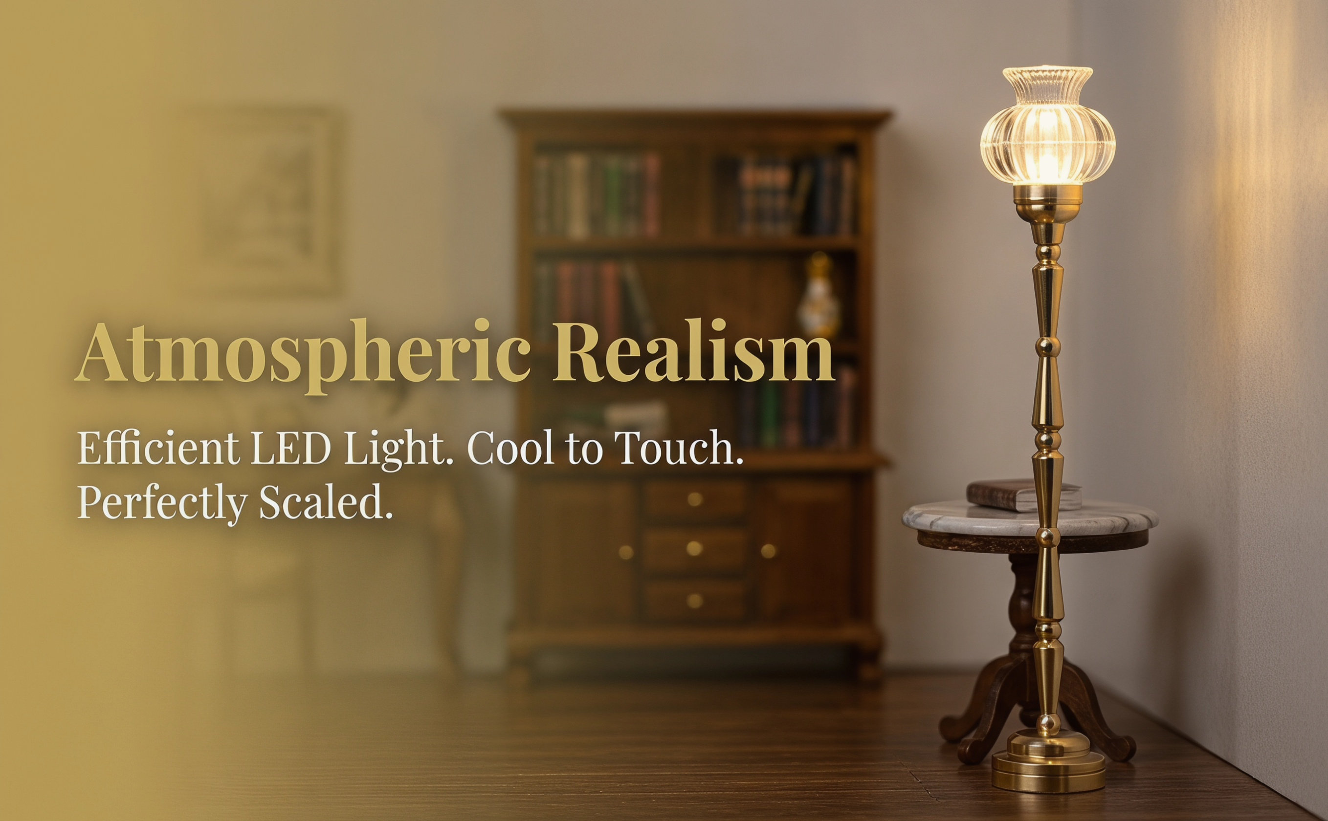 Lighting Decor For House - Lampada da terra in miniatura per