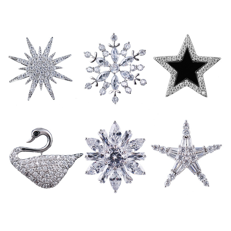 Elegant Decor & Lighting Llc - Spilla per cravatta a stella a