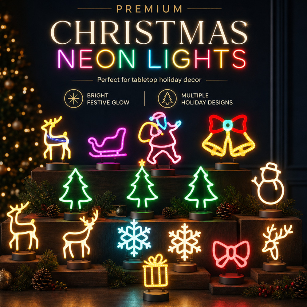 Led Lighting Wall Decor - Decorazione Natalizia, Insegna Luminosa a LED,