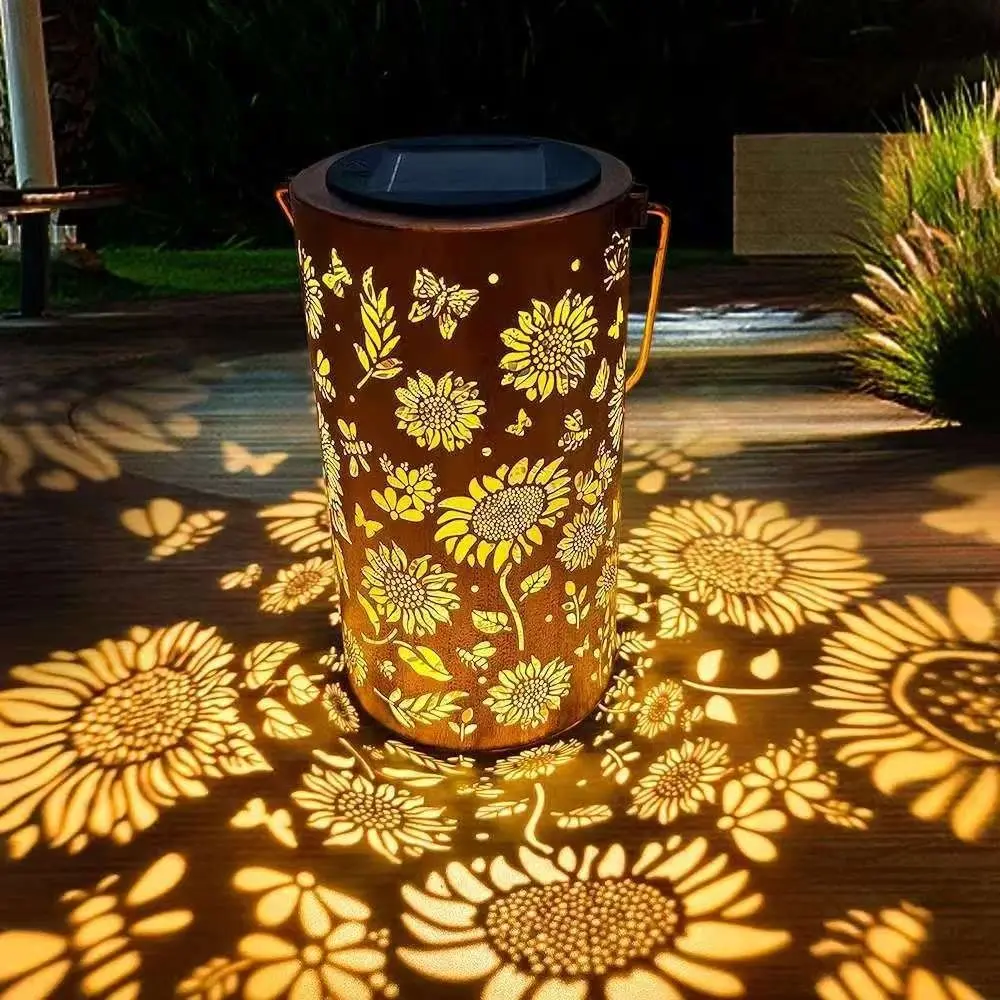 Lighting Decoration Outdoor - Luce Solare a Forma di Girasole,