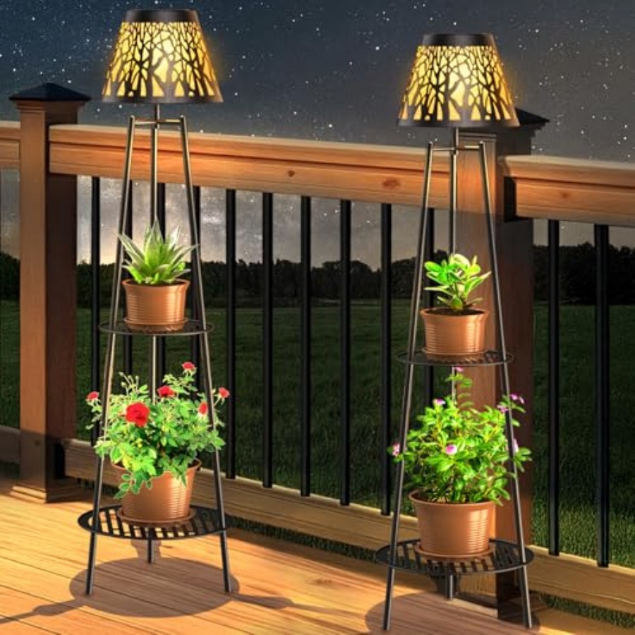 Lighting Decoration Outdoor - Set di 2 Lampade Solari da