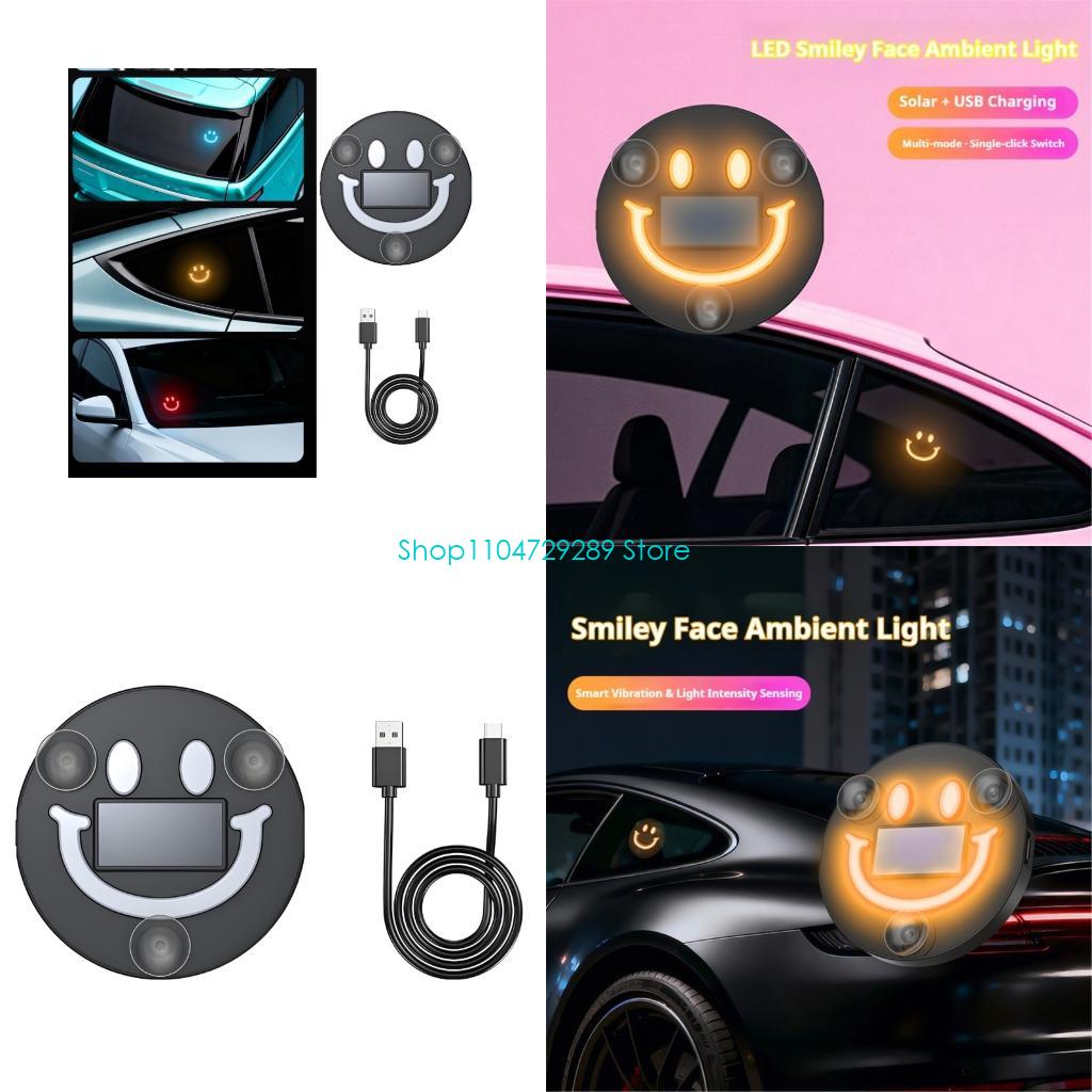 Unique Lighting Decor - D8KE Face LED Light Vehicle Triangle