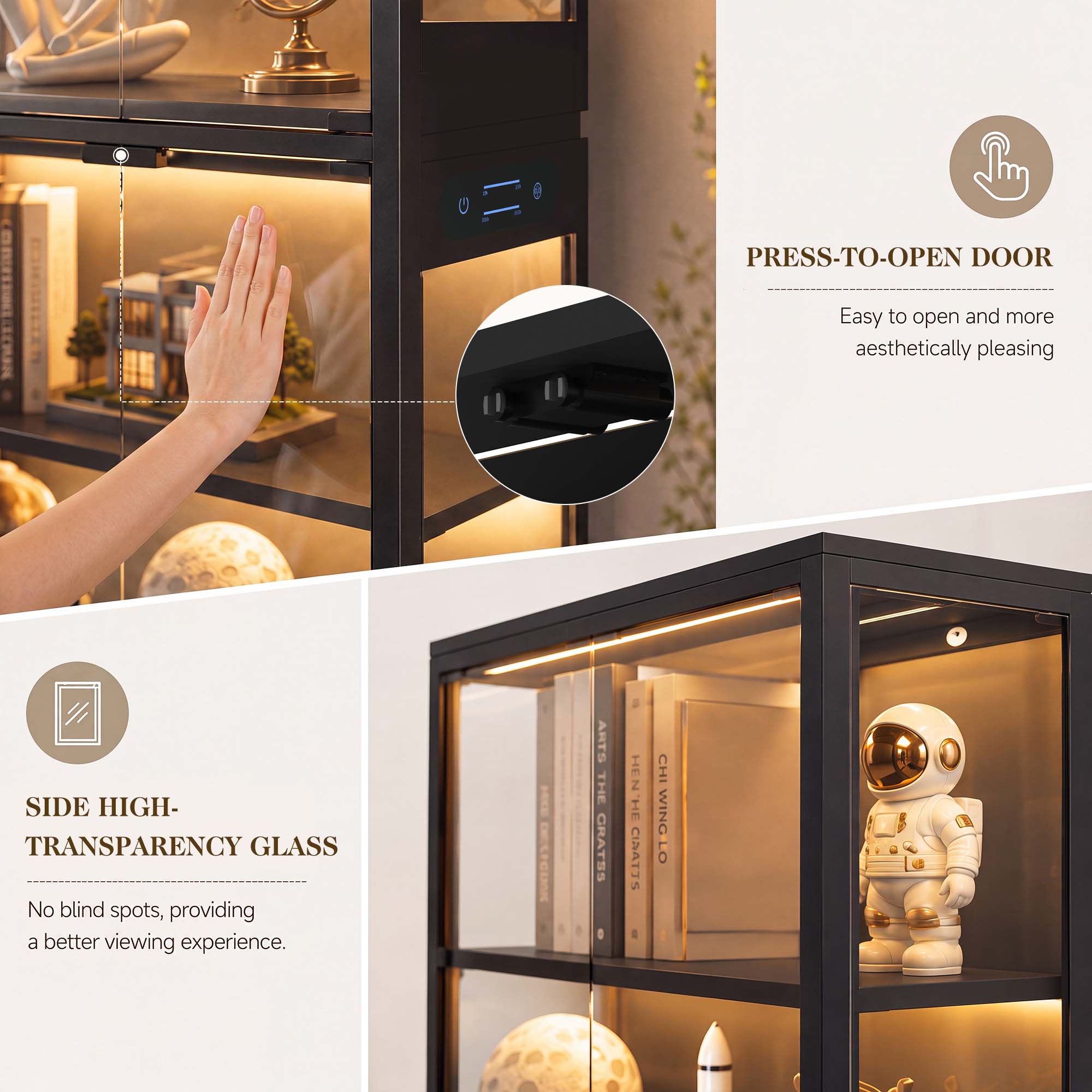 TCGBKAF Vetrina a 5 Ripiani co - Lighting & Home Decor Studio recensione e prezzo
