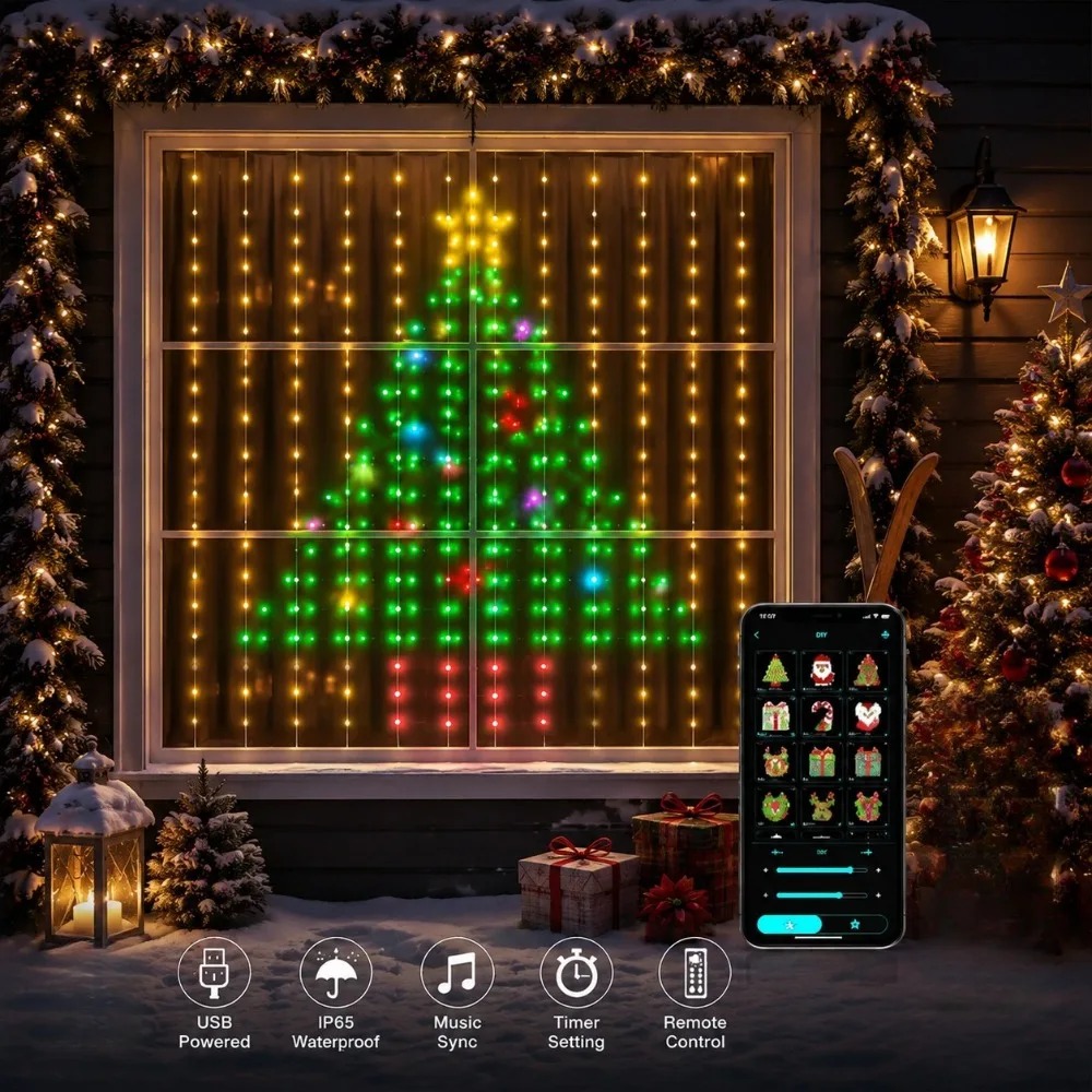 Luci a Tenda LED Pixel per Est - Lighting Decoration Outdoor recensione e prezzo