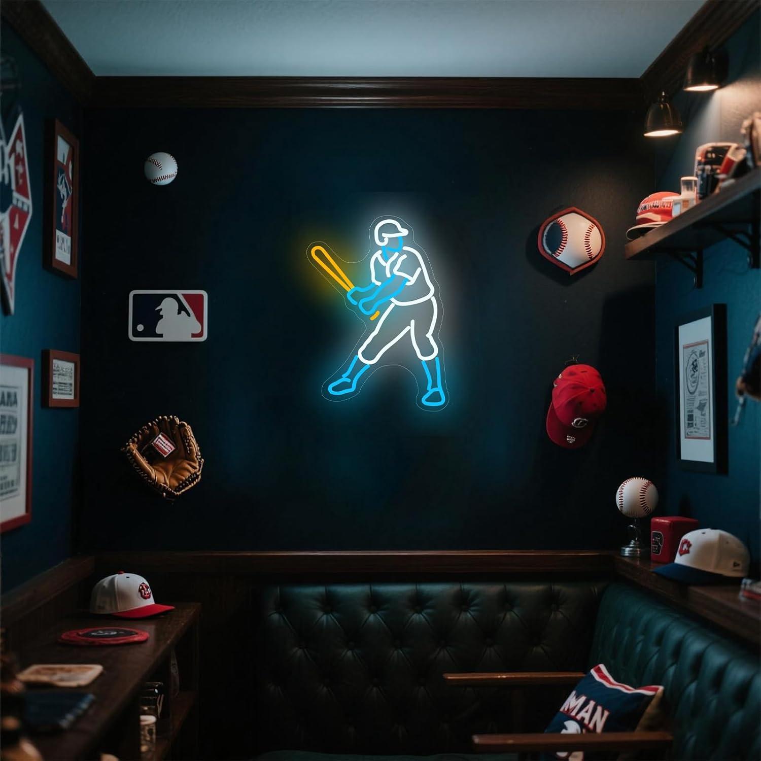 Insegna al neon a tema basebal - Led Lighting Wall Decor recensione e prezzo
