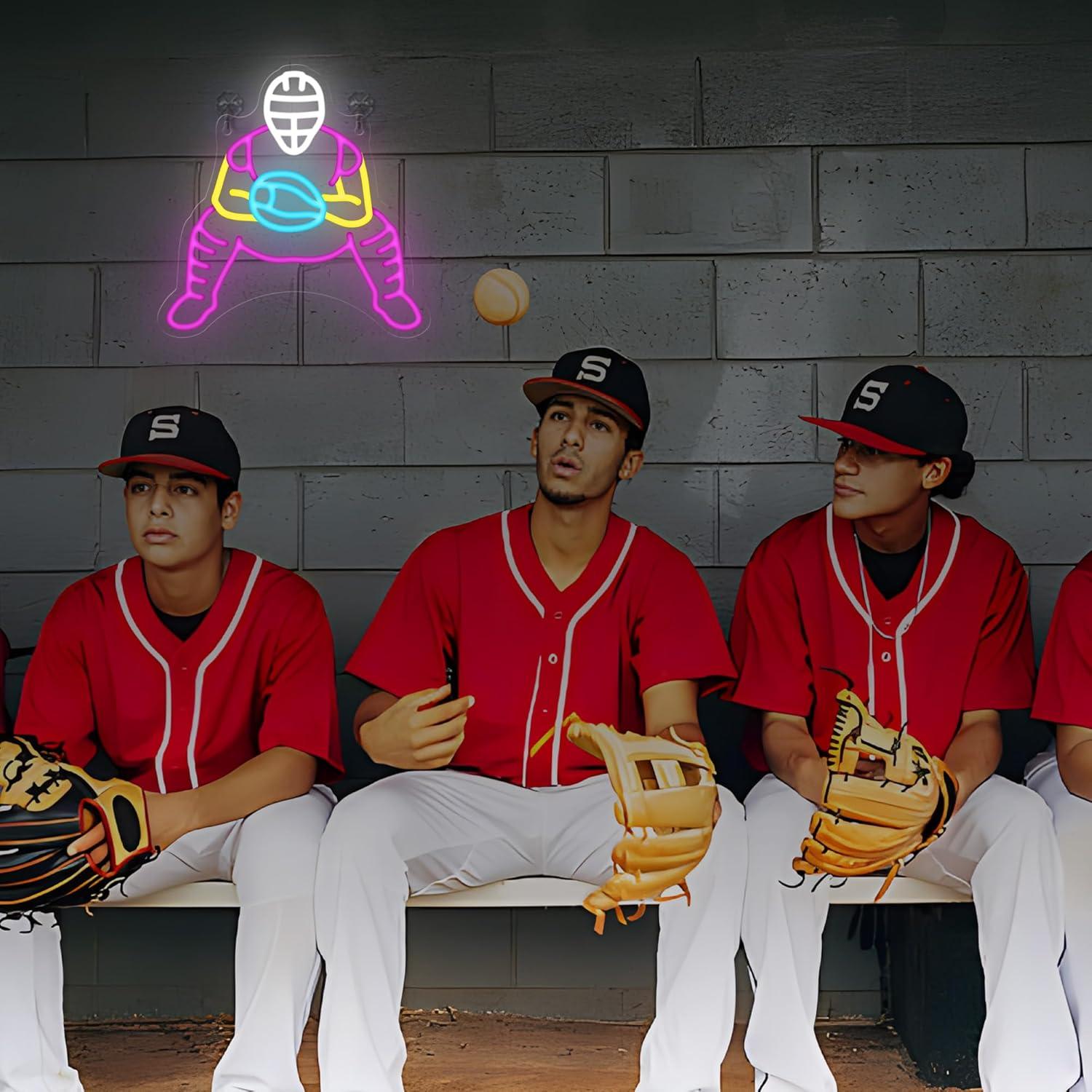 Insegna al neon a tema basebal - Led Lighting Wall Decor recensione e prezzo