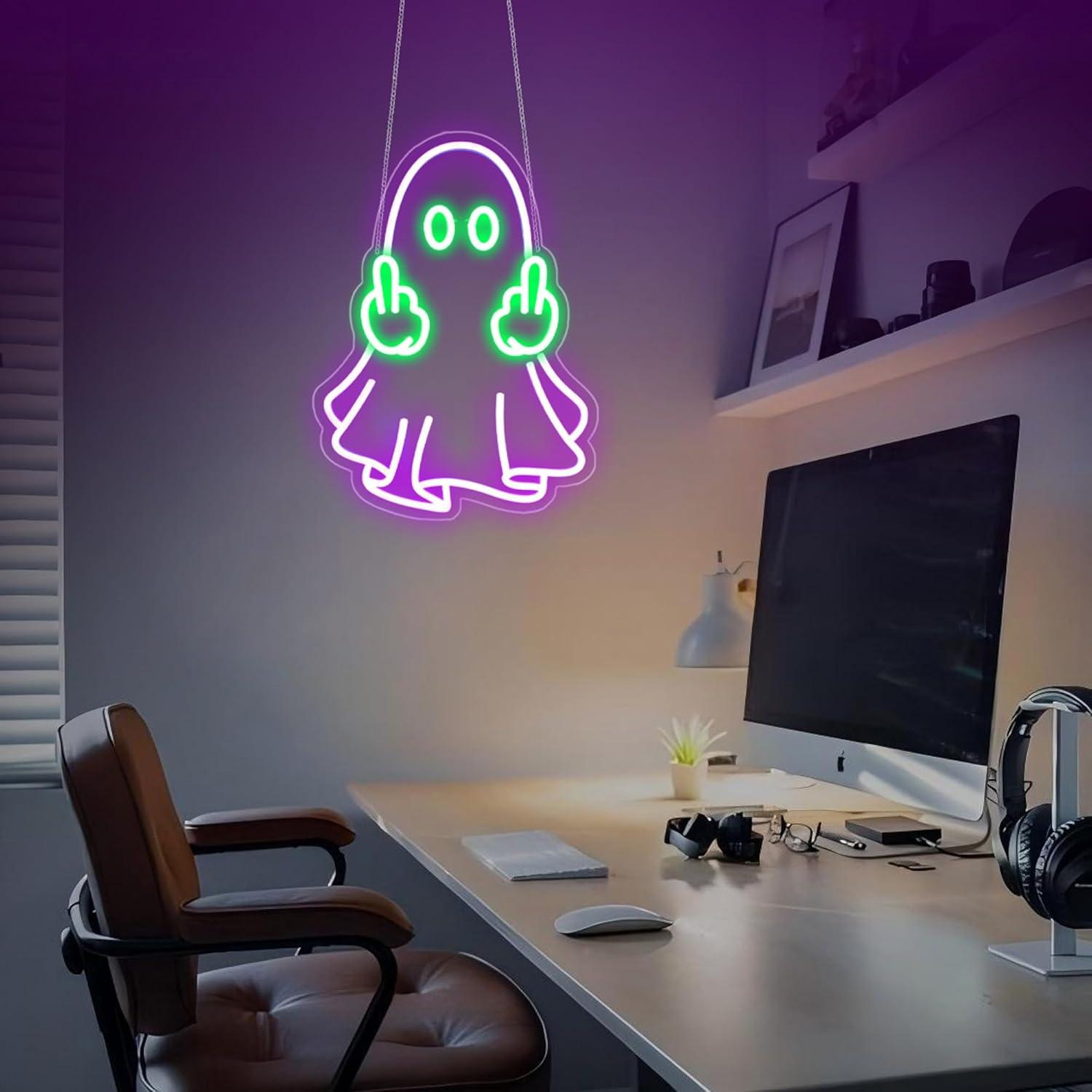 Insegna al Neon a Forma di Fan - Led Lighting Wall Decor recensione e prezzo