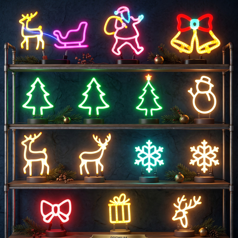 Decorazione Natalizia, Insegna - Led Lighting Wall Decor recensione e prezzo