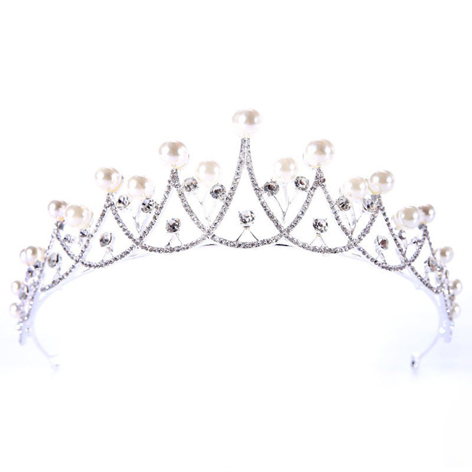 1 pz. Tiara da sposa con perle - Elegant Decor & Lighting Llc recensione e prezzo