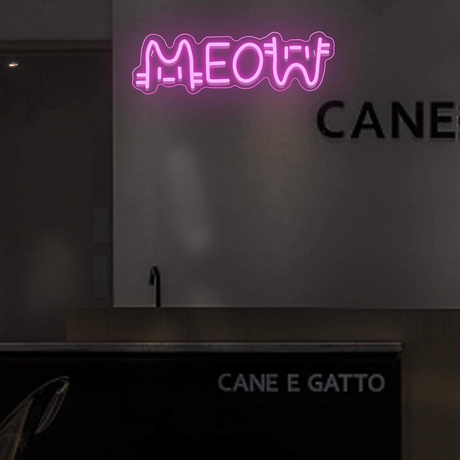 Insegna al Neon a Forma di Gat - Lighting Decor For House recensione e prezzo