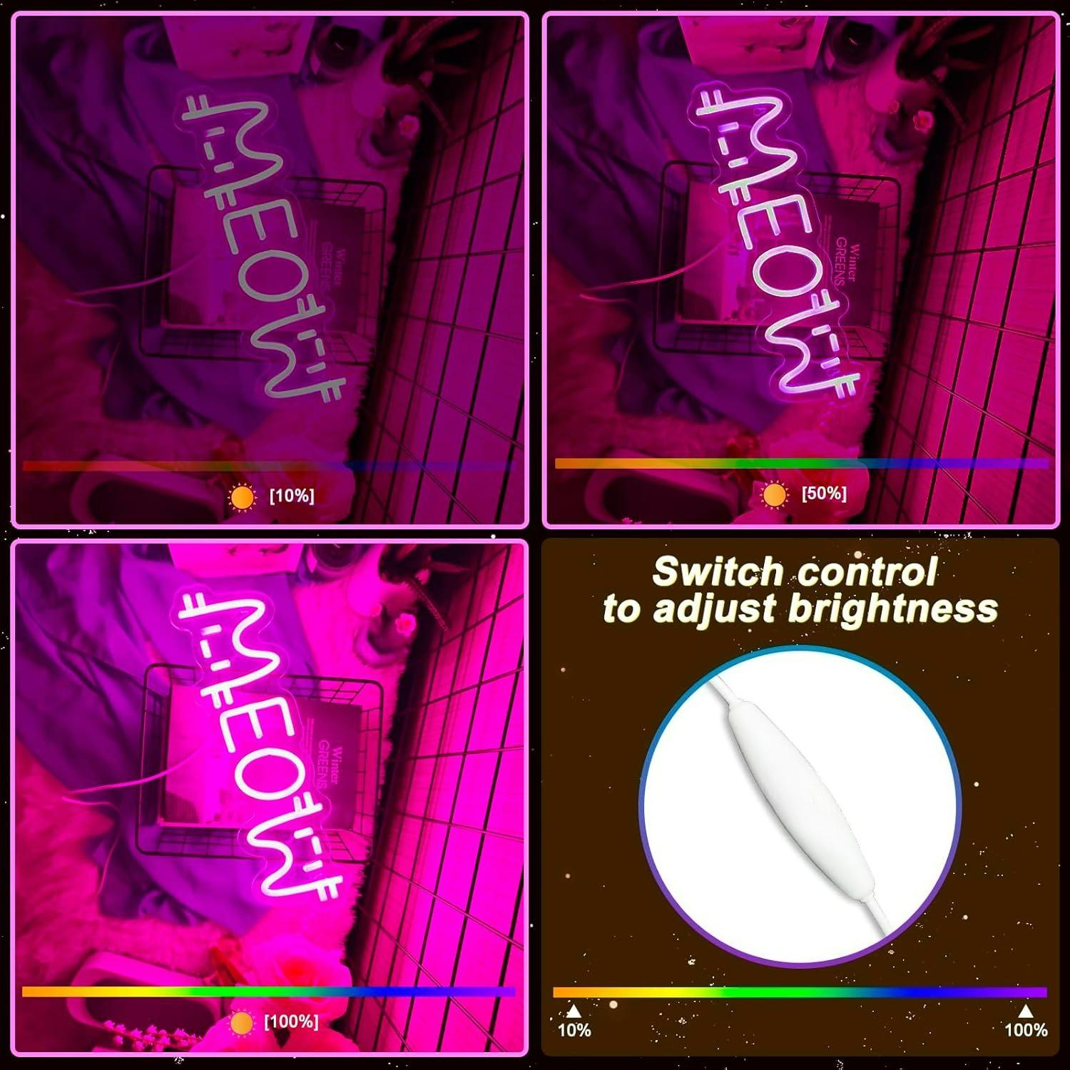 Insegna al Neon a Forma di Gat - Lighting Decor For House recensione e prezzo