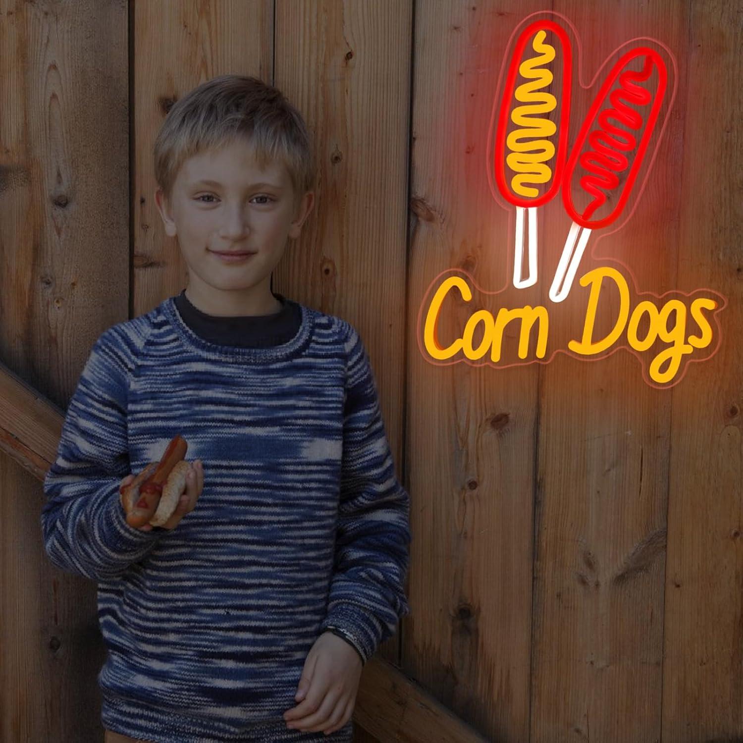 Insegna al Neon Corn Dog, Luci - Led Lighting Wall Decor recensione e prezzo
