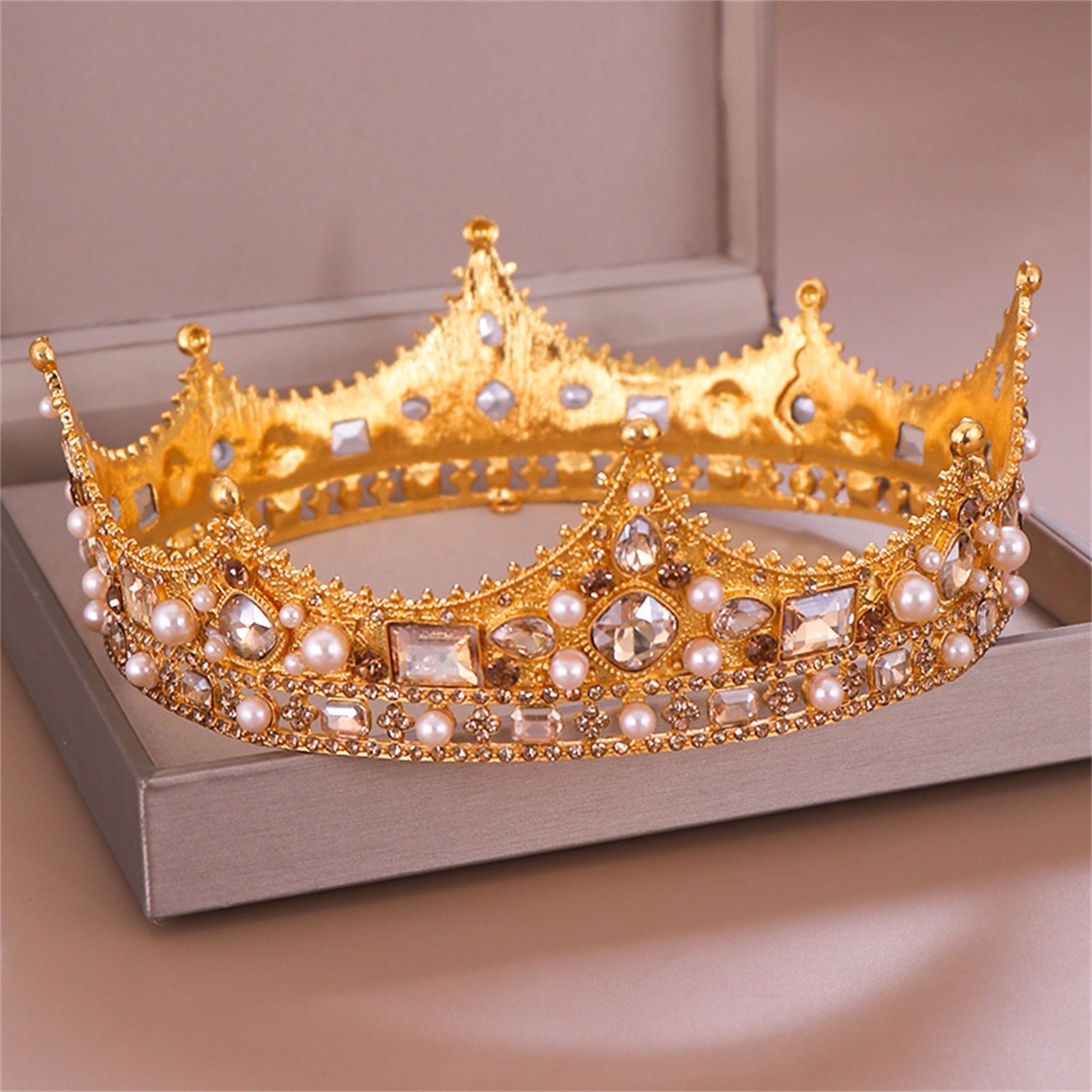 Corona da Sposa con Strass, Ti - Elegant Decor & Lighting Llc recensione e prezzo